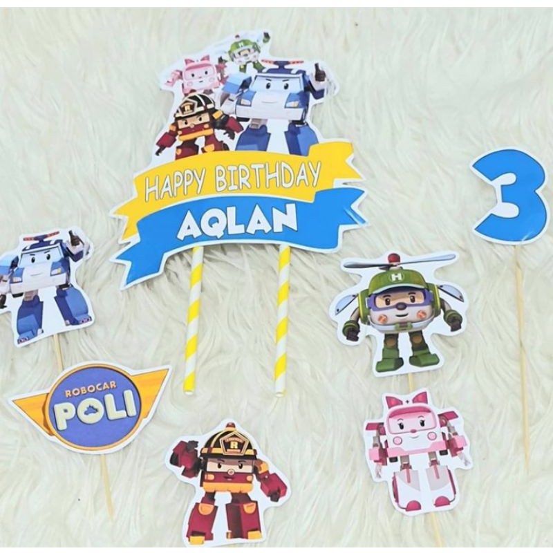 topper robocar poli custom