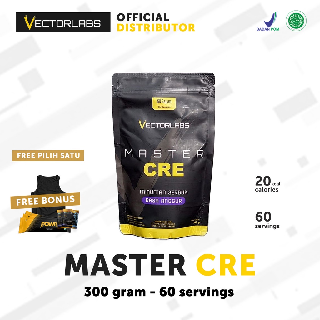 Vectorlabs Master Cre Creatine Monohydrate - 300 gram (60 servings)