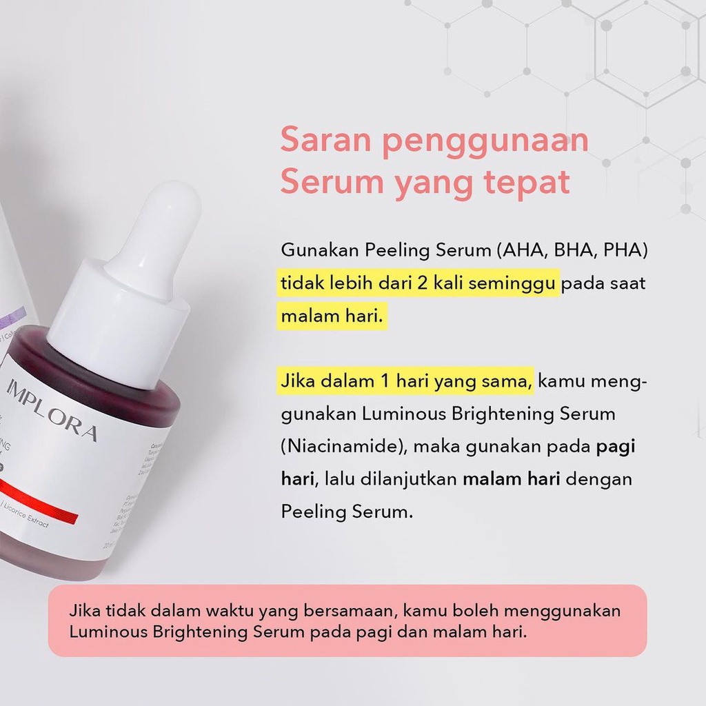 IMPLORA SERUM WAJAH 20ML ORIGINAL BPOM