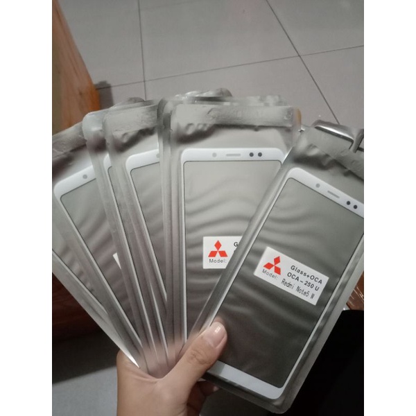 Kaca Lcd + Lem Loca Xiaomi Redmi Note 5 | Note 5 Pro Kaca Depan Ori