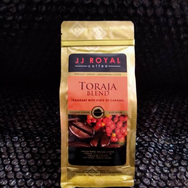 

JJ Royal Toraja Blend Ground Coffee Kopi Bubuk 200gram