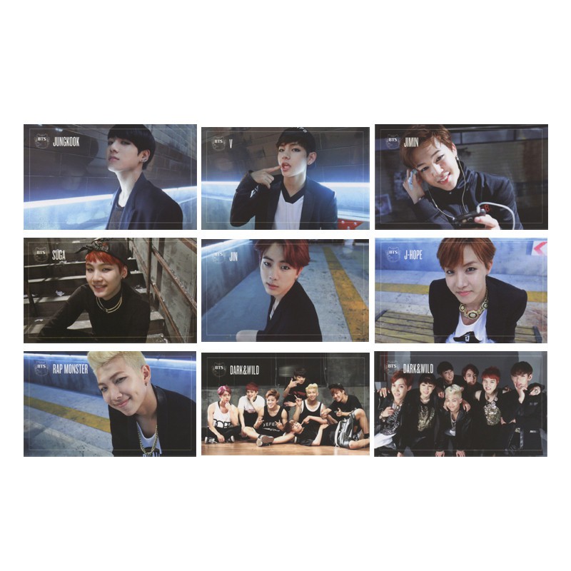 Bts Dark And Wild Photocards Bts