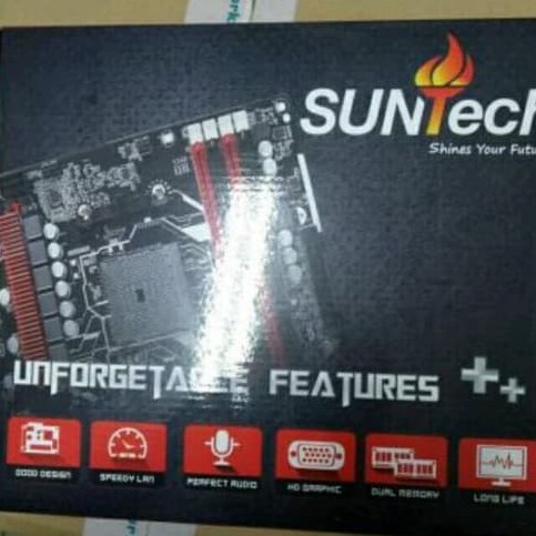 MOTHERBOARD SUNTECH H61 / SOCKET LGA1155 / FOR INTEL