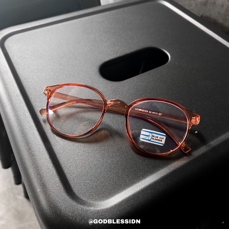 Kacamata Monaco Brown Glasses (Antiradiasi)