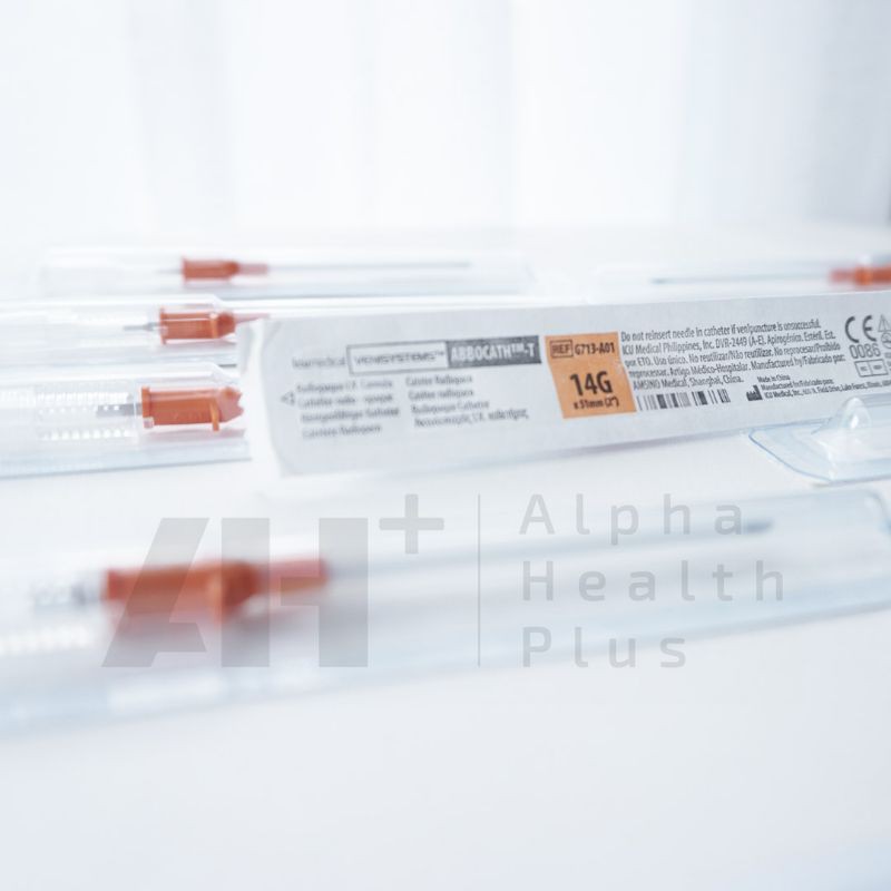 Abbocath / surflo / inflo / jarum infus no 14,16,18,20,22,24