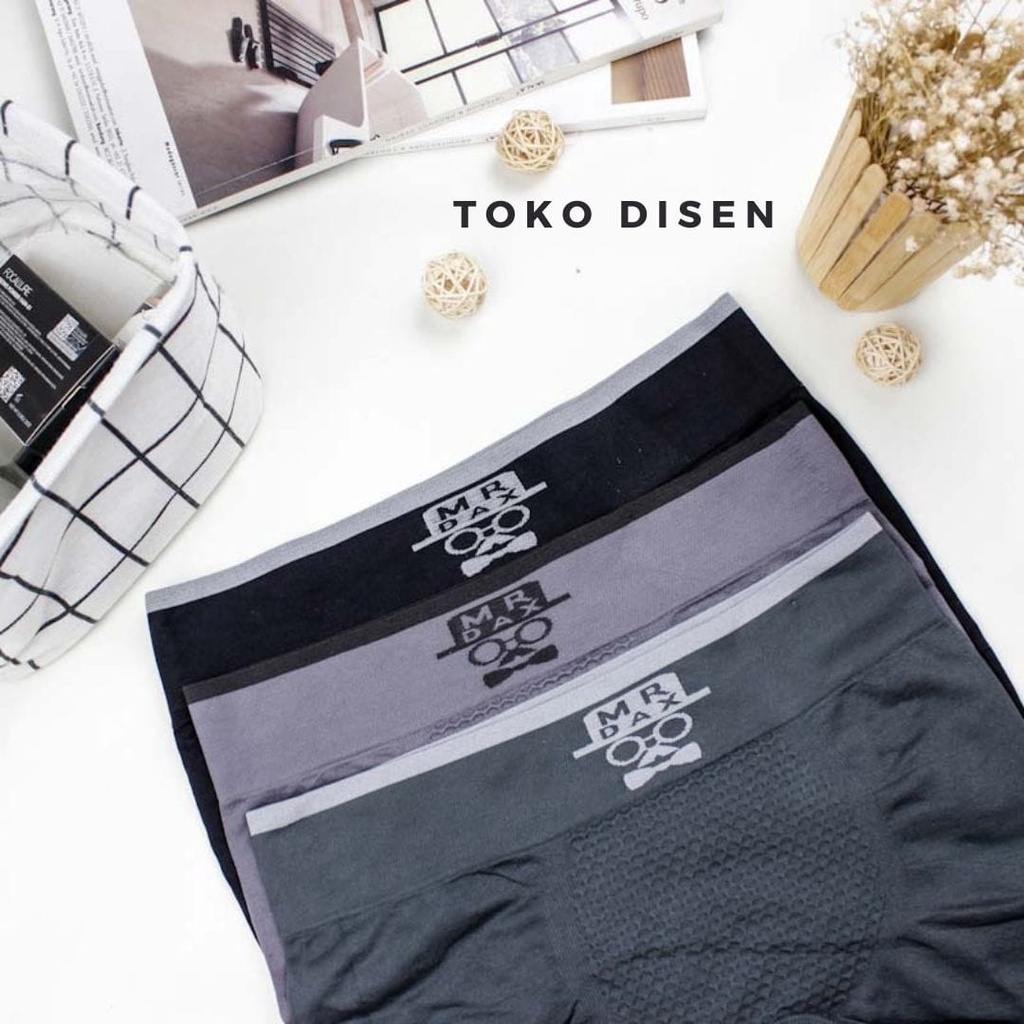 Celana dalam boxer pria | Underwear pria tanpa jahitan