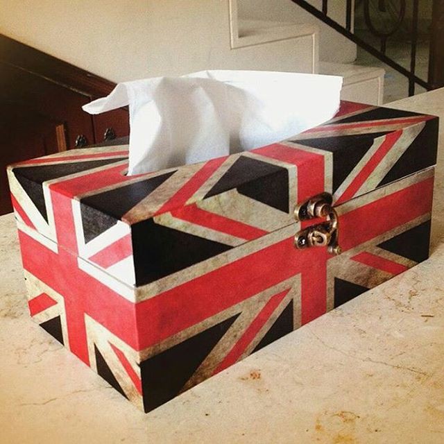 Union Jack - Tissue Box