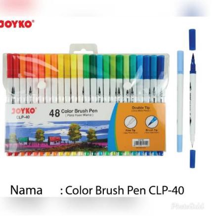 

[[COD]] Brush pen Joyko 48 warna CLP 40 PRODUK TERBATAS Kode 452