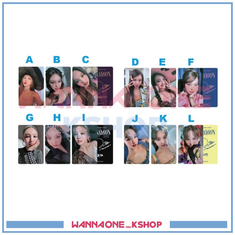 photocard Nayeon POP album twice