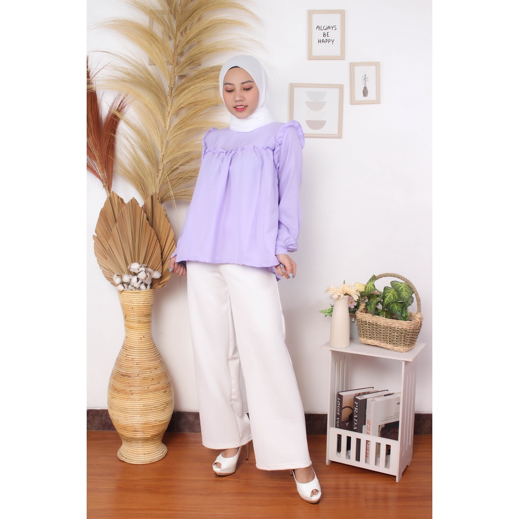 RX Fashion - Blouse Lolla Twistcone I LAVANYA I Made top //Blouse Wanita -R1