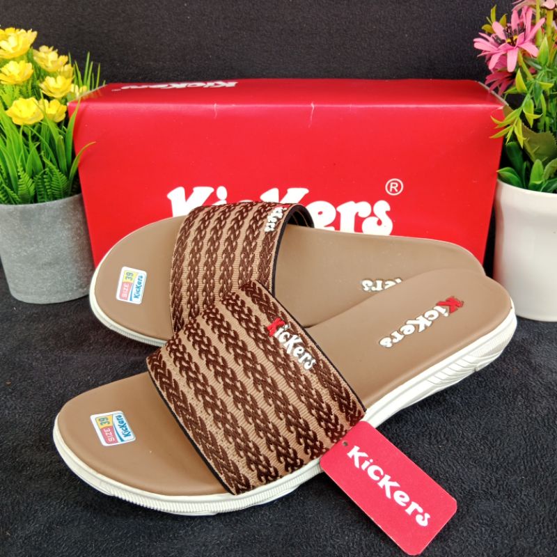 PROMO...! SANDAL WANITA KICKERS TERBARU TERKECE KEKINIAN TRENDY MURAH BERKUALITAS B02