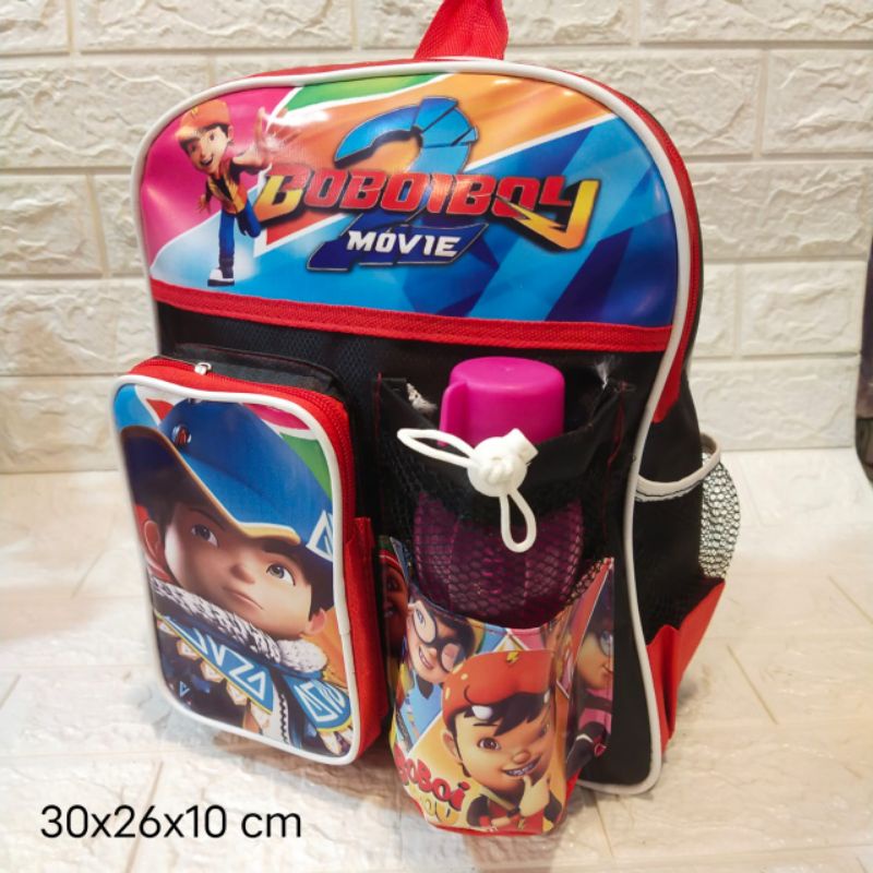 tas sekolah anak karakter TK/PAUD tas sekolah +botol minum