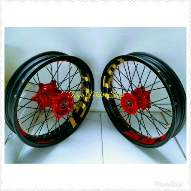 Velg Sprint Xd costum SuperMoto set Honda CRF 150L ring 17 x 250/300