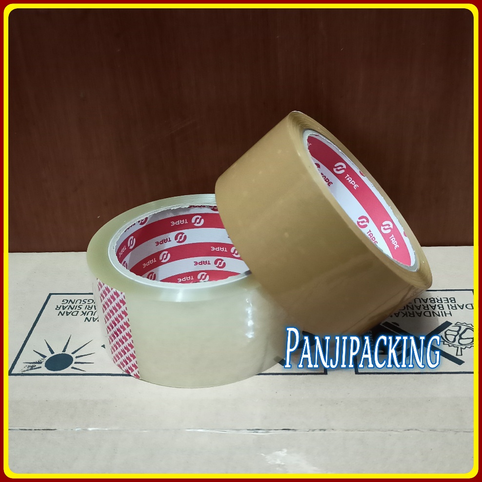 

Lakban Bening Coklat 48MM x 90 YARD 2 INCH x 90YARD Solatip Murah Kuat