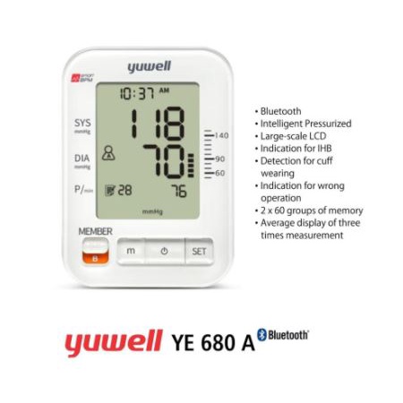 Tensimeter Digital Yuwell YE 680 A With Bluetooth OJ