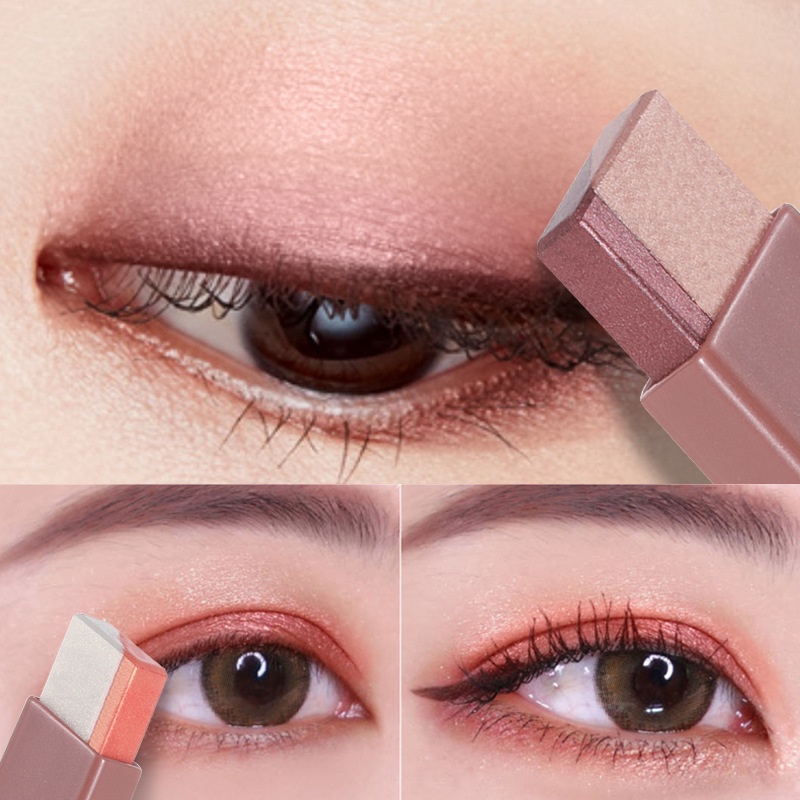 *COD* Eyeshadow dua warna Palette Eyeshadow Nude Color Eyeshadow Termurah Make up