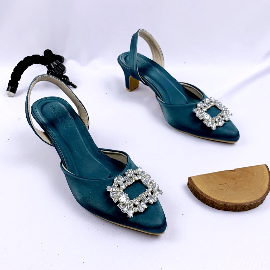 sendal wanita delline premium  hak 5 cm Barbara