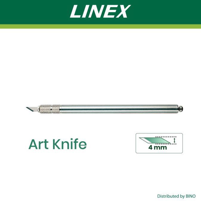 

✨BISA COD✨ LINEX-CK100 ART KNIFE WITH 4MM BLADE #4800 00