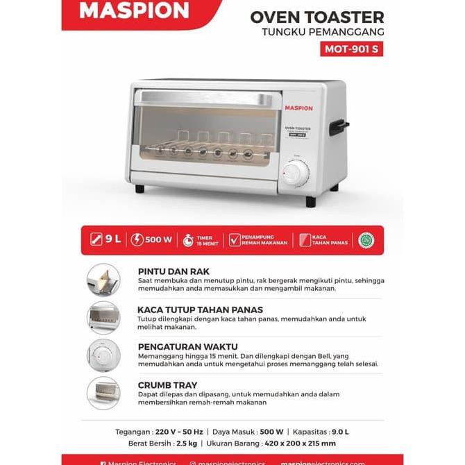 Oven Listrik Maspion Mot-901 S Wilonastore1452