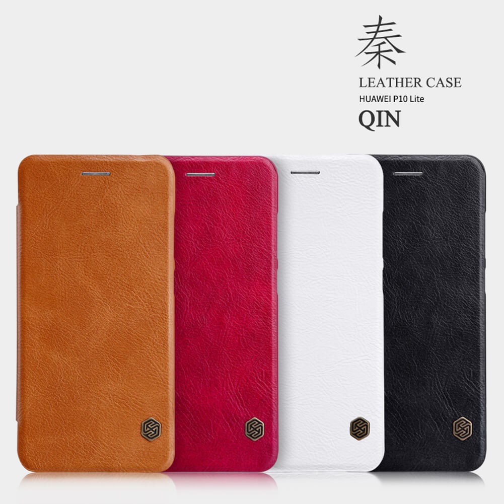 Huawei P10 Lite Flip Leather Cover NILLKIN QIN Hard Case