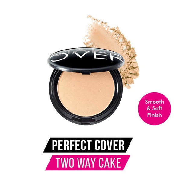 ★ BB ★ MAKE OVER Perfect Cover Two Way Cake 12 g - Bedak Padat Twc