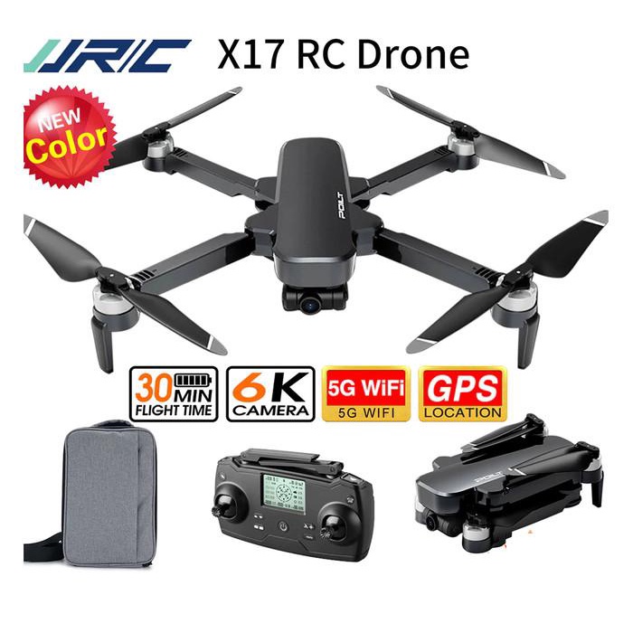 Zackymall Jjrc X17 / G105 Drone 6K 5G Wifi Fpv 2 Axys Gimbal Sjrc F11 Pro Killer