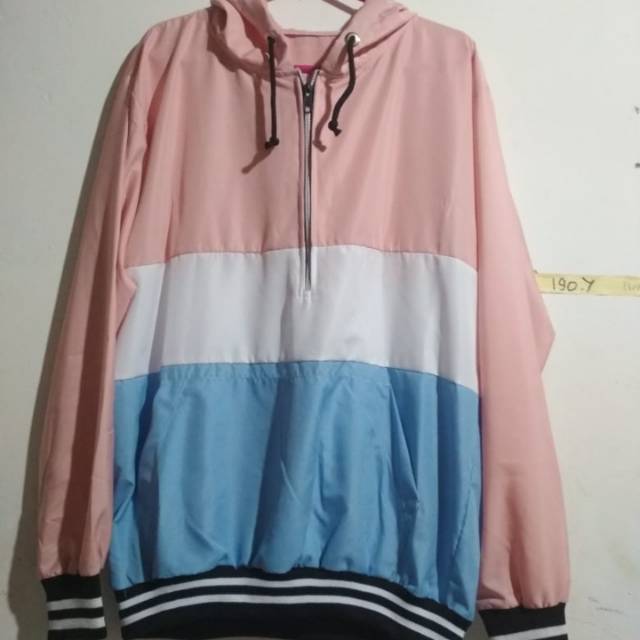 Jaket kombinasi parasit rusty