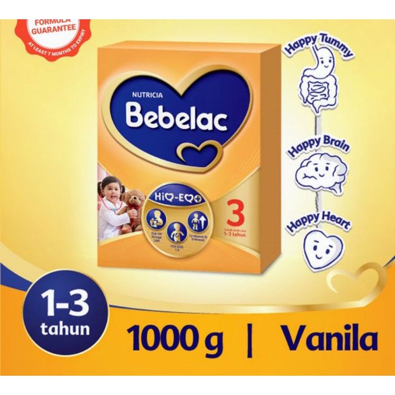 Bebelac 3 Vanilla 1000 gr
