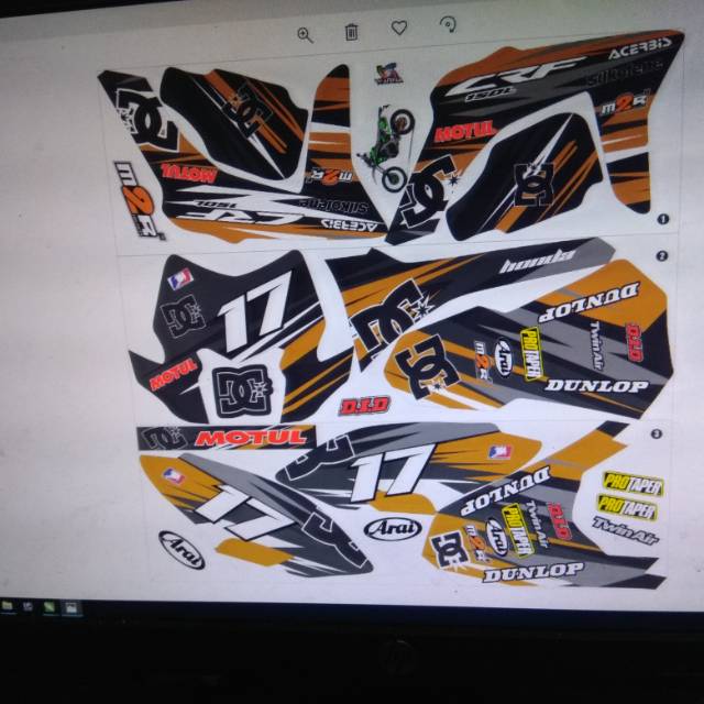 CRF DECAL.DC GOLD