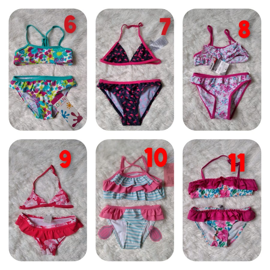 Baju renang bikini anak bayi import