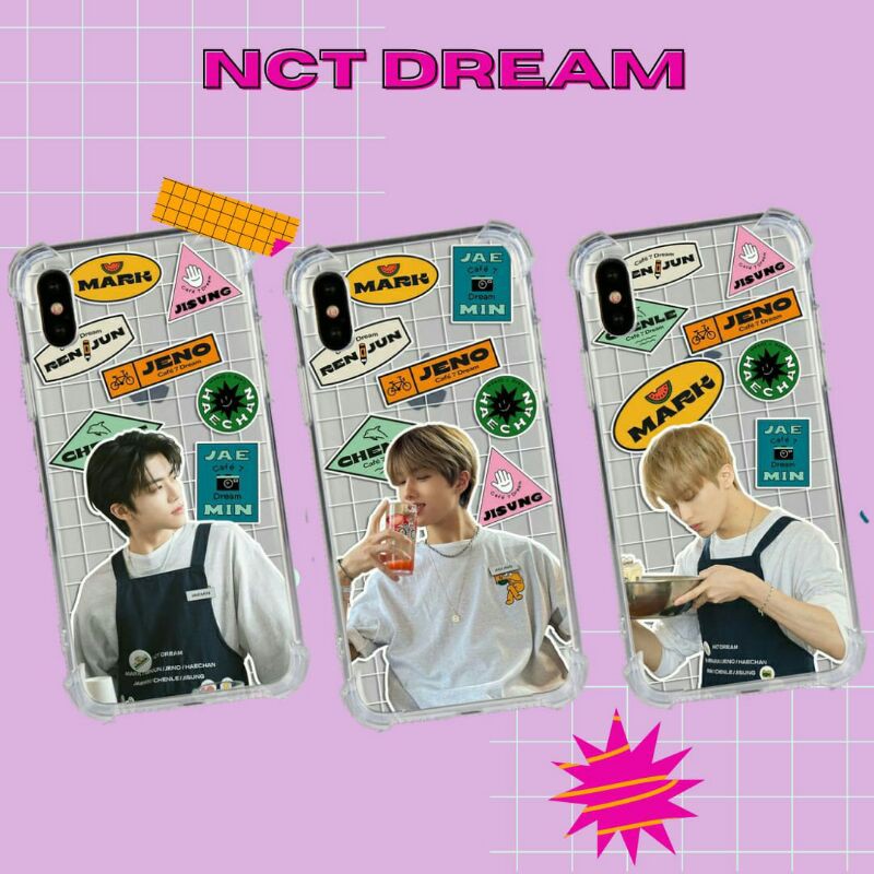 CASE NCT DREAM /CLEAR CASE ALL TYPE HP IPHONE, SAMSUNG, VIVO, REALME, OPPO, XIAOMI