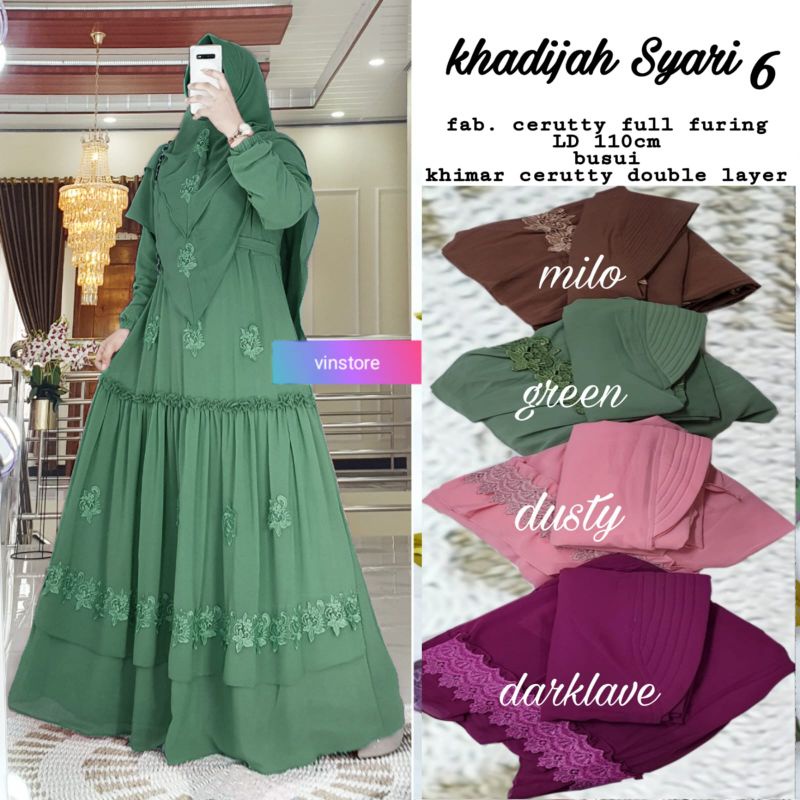 KHADIJAH SYARI #6 BY VINSTORE