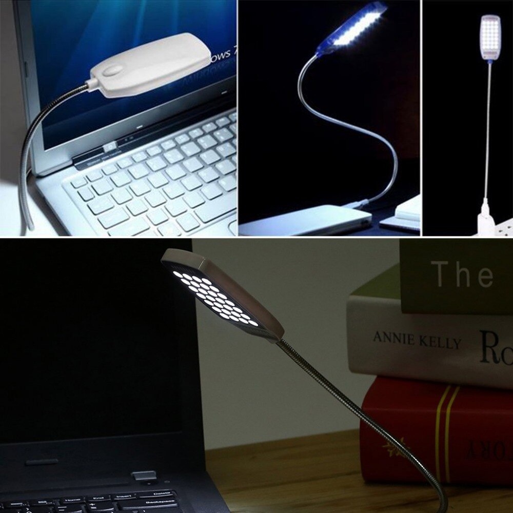 TaffLED Lampu Laptop Led USB Lampu Meja Kerja belajar Kantor Goodland Lampu USB 28 LED dengan Modul ON / OFF Desk Lamp LED Table Lamps USB Reading Night Lights 28 LEDs Super Bright Book Light DC5V Flexible Table Lamp With Switch For Laptop Notebook PC