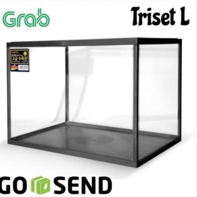 Aquarium Tri set Nikita L / aquarium ikan / aquarium nikita L