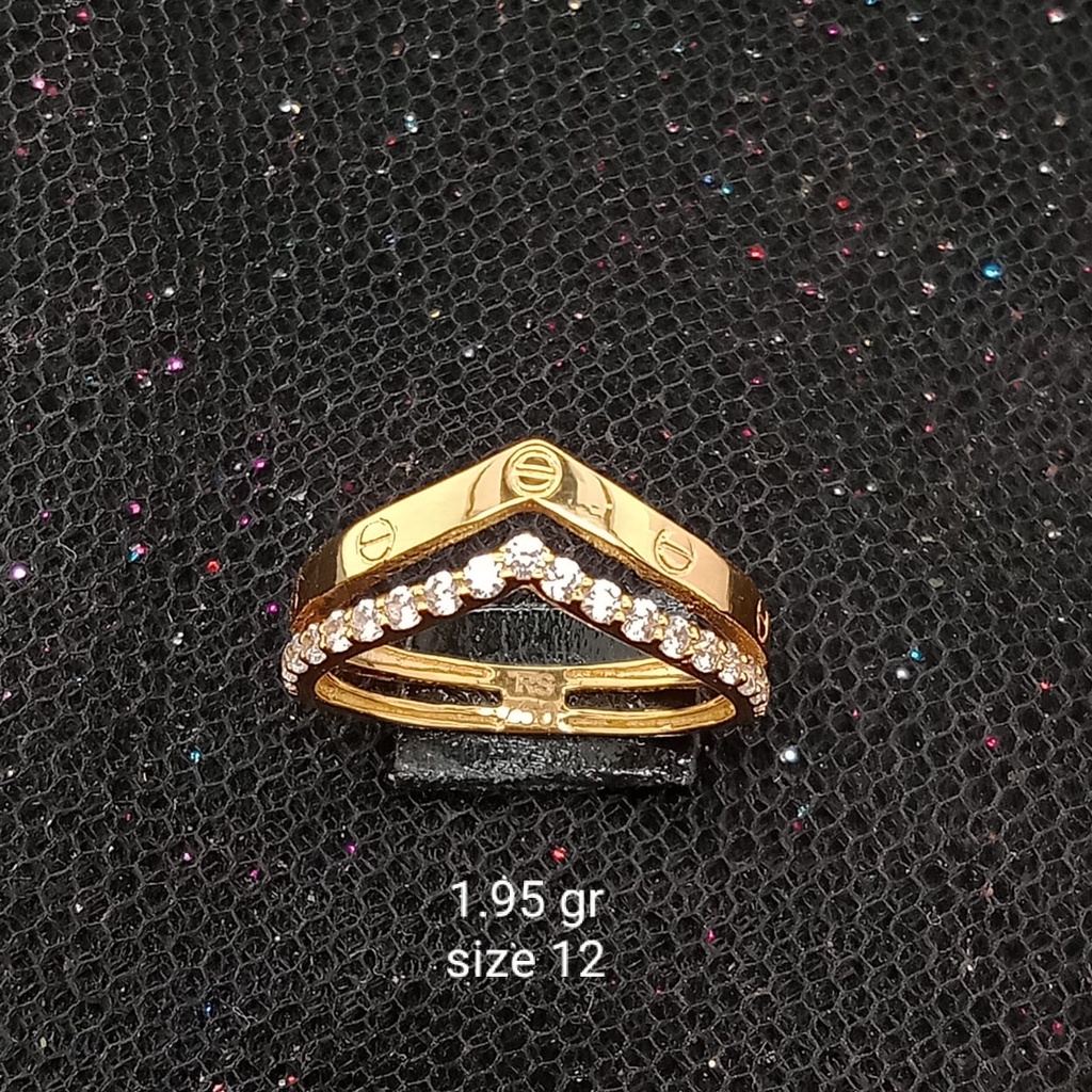 Cincin Emas 17K - 1.95 gr Kadar 750 - CBS100000004