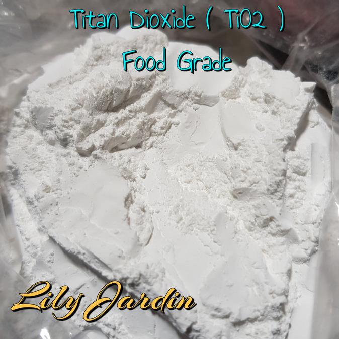 

cusss order] Titanium Dioxide Powder / Pemutih Makanan - Food Grade - 100 gram