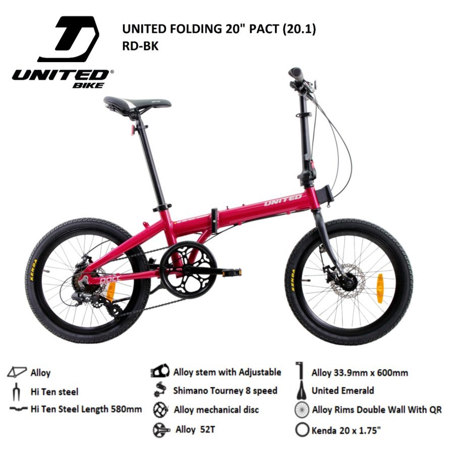 SEPEDA LIPAT UNITED PACT 20.1 20 INCH