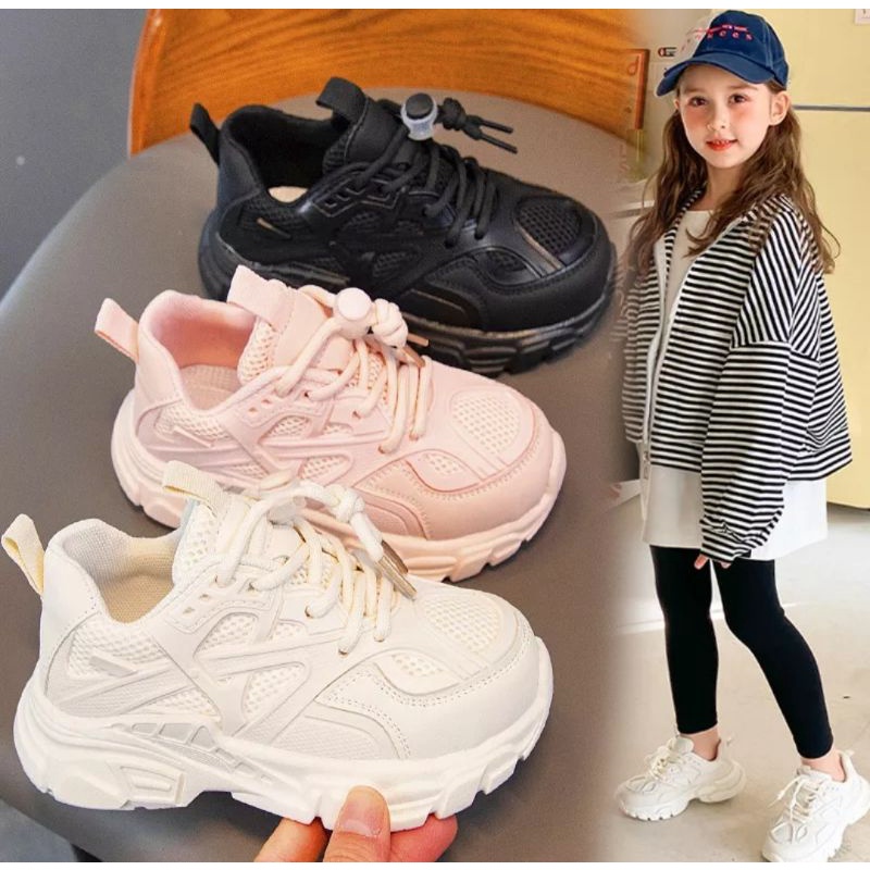 LittleShoes Sepatu Anak Sekolah Import ATOM SNEAKER Sepatu Anak Laki-Laki dan Perempuan 28-37