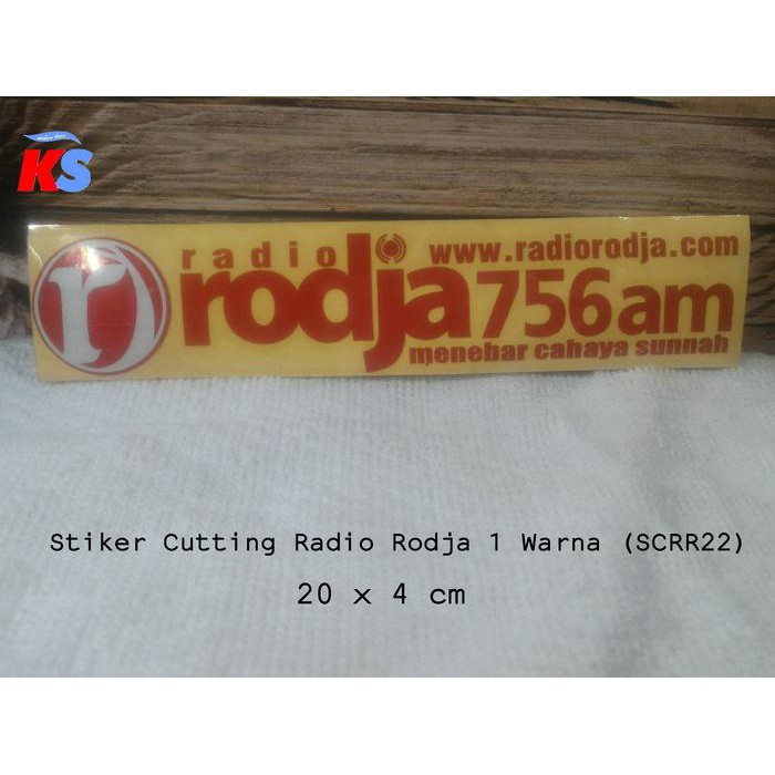 

Stiker Cutting Radio Rodja 1 Warna (SCRR22)