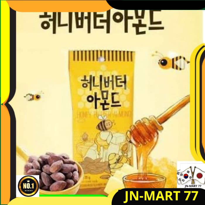 

KOREA FOOD/SNACK KOREA HALAL INSTAN HONEY BUTTER ALMOND MINI SIZE ORI