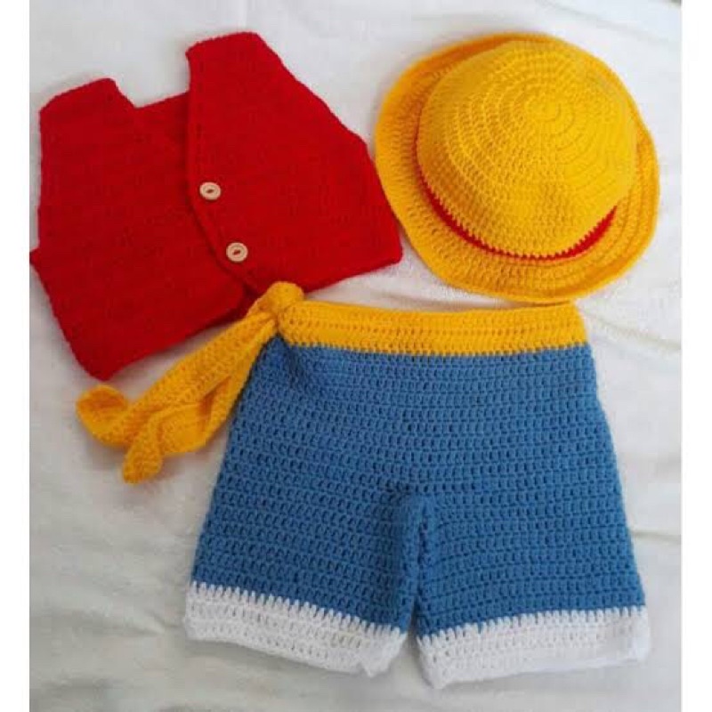 Luffy One Piece Custom set/photoset one piece newborn