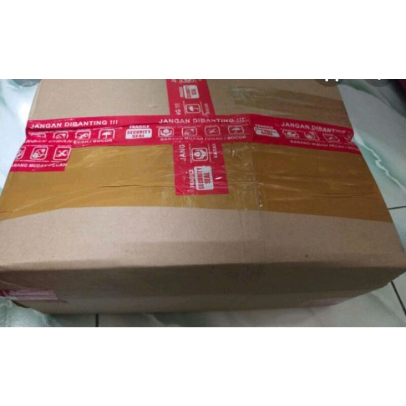 

Buble wrap+kardus (hanya untuk tambahan packing)