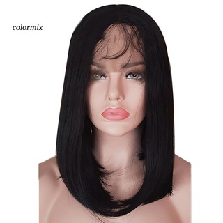 Clmx Wig Rambut  Palsu Wanita Model  Bob  Lurus  Panjang  