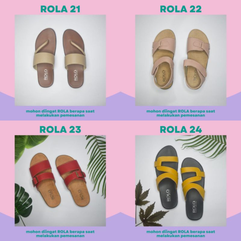 SANDAL ROLA SANDAL KULIT ASLI PREMIUM