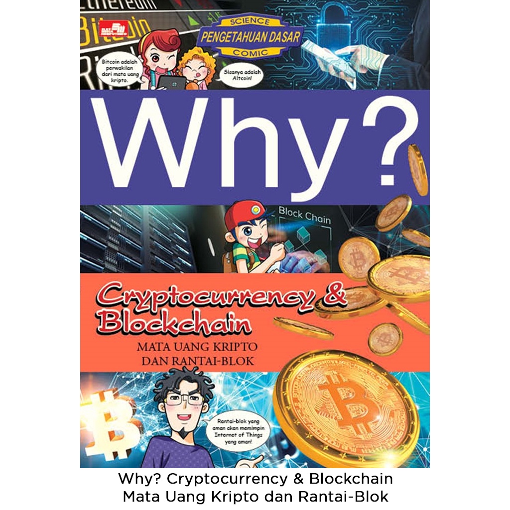 Gramedia Bali - Why? Cryptocurrency &amp; Blockchain - Mata Uang Kripto dan Rantai-Blok