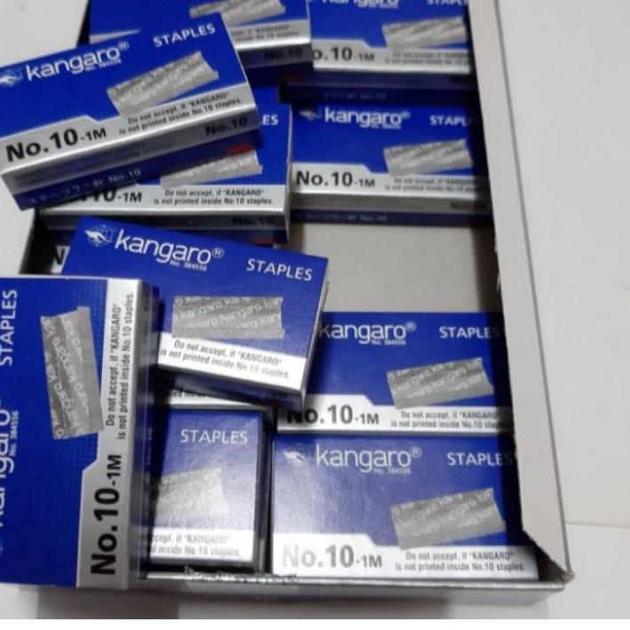 

Update - isi Staples kangaro/per bok isi 20 ,