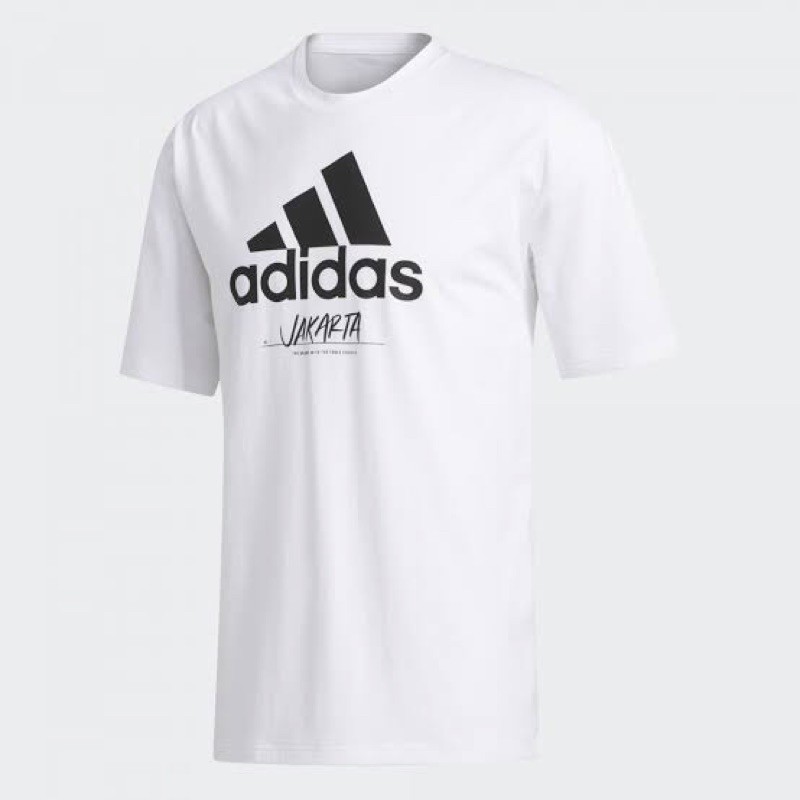 Adidas Men Jakarta Jock Tag Tee White Original