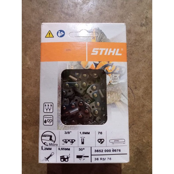 Rantai Belah dan Potong Stihl 22 Inch mata 38 (ORIGINAL)