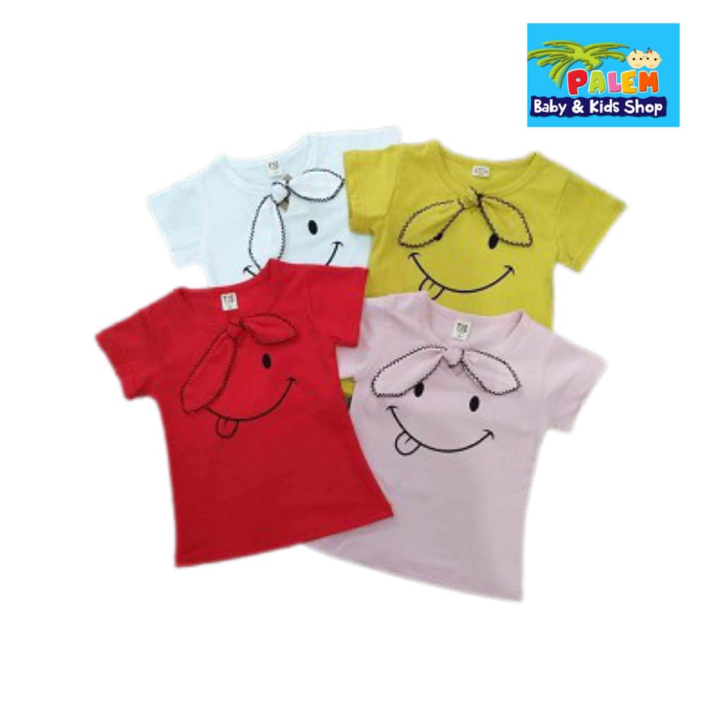 TKC Baju Atasan anak cewek Pendek Smile 007