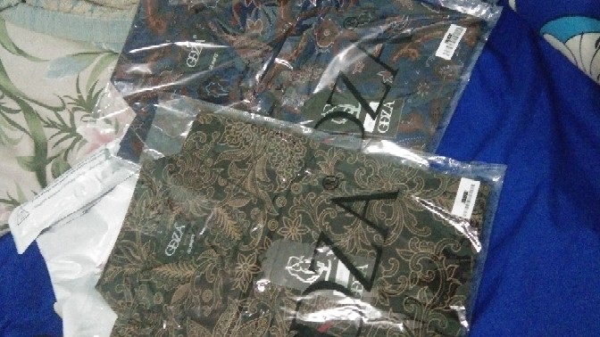 Odza Atasan Batik Murah Pria Batik Keluarga Kemeja Batik Solo Etnik Slim Fit